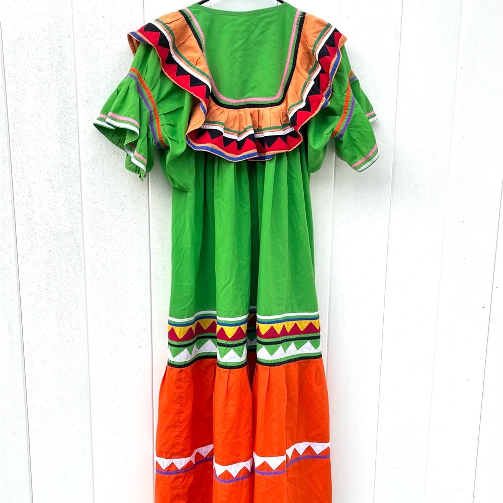 Vintage Micosukee Seminole Maxi Dress - Picture 8 of 14